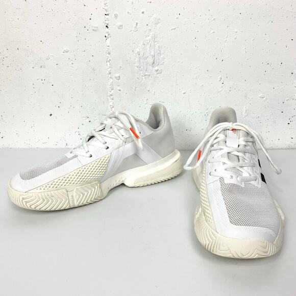 Adidas Solematch Bounce Tokyo Tennis Shoes Textile Upper Cloud White Size 8 - Picture 8 of 14